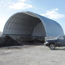 New Products - Econoline Freestanding Green Storage Building - 20'W x 12'H x 20'L